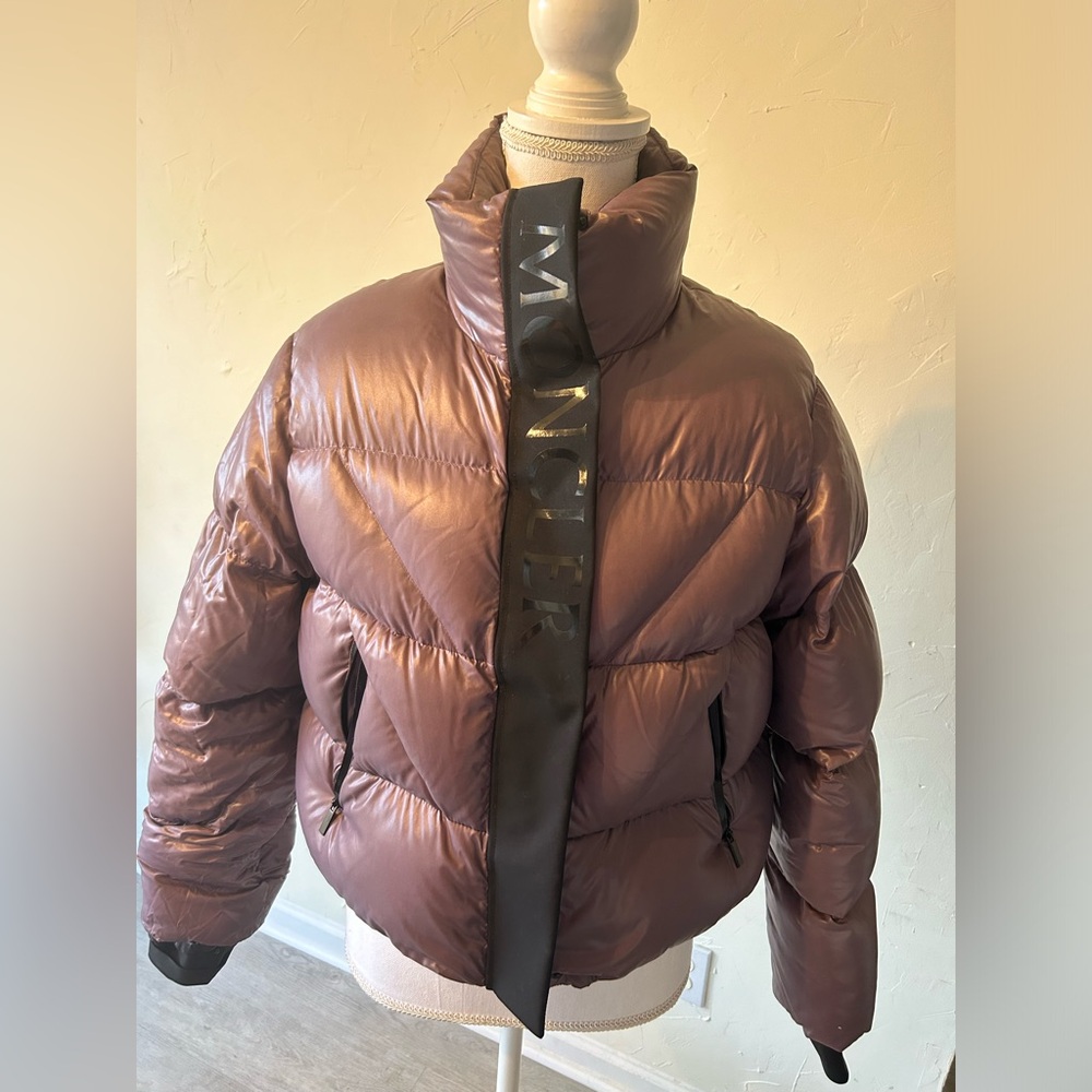 Moncler Claret Giubbotto Down Jacket - Size 0 (XS/S)
